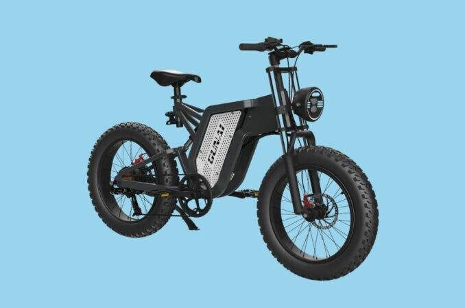 Gunai 1000W electric bike in blue background