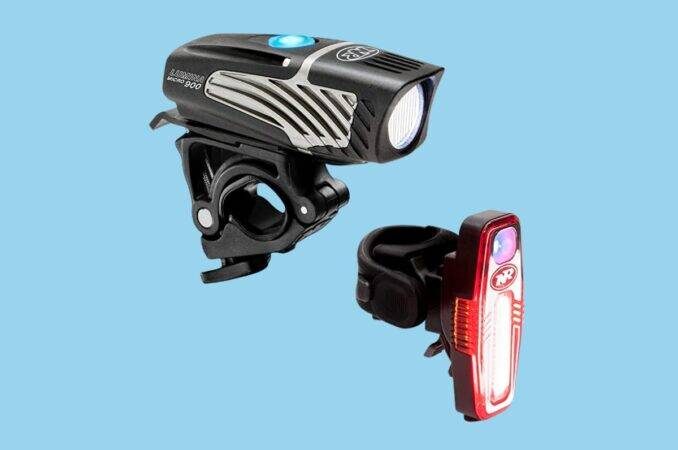 niterider lumina light set in blue background