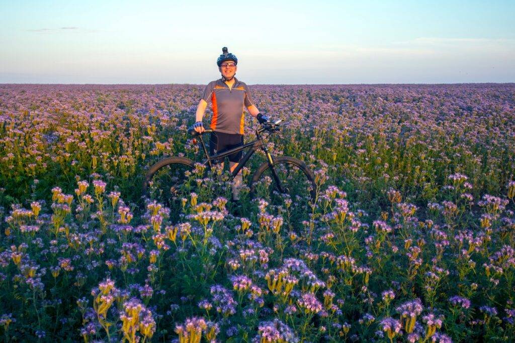 Cycling outdoors