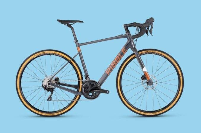 ribble cgr al gravel e-bike blue background