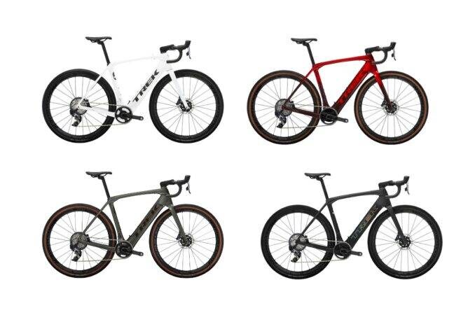 trek domane slr 7 axs gravel e-bike colours